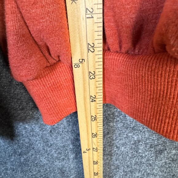 Adriano Goldschmied‎ Deegan Sweatshirt Womens Medium Rust Brown Hoodie Boho - Picture 9 of 12